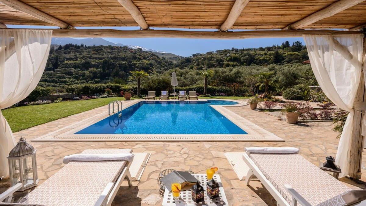 Chania Secluded Gem - Kallithea Private Pool Villa Pemonia Esterno foto