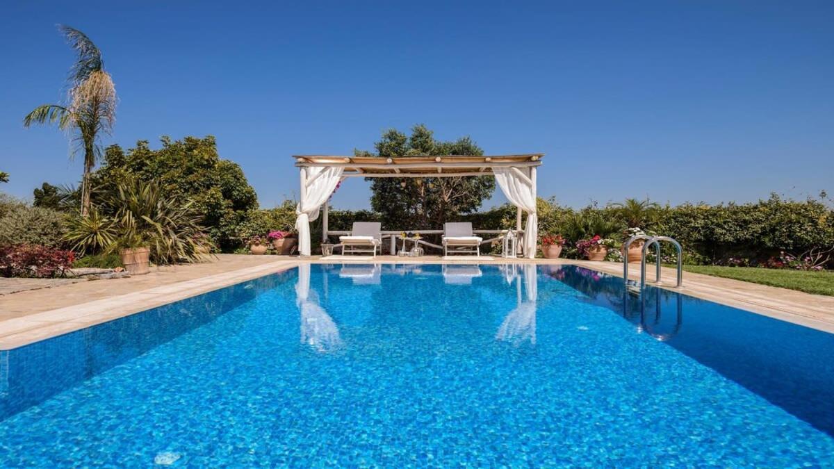 Chania Secluded Gem - Kallithea Private Pool Villa Pemonia Esterno foto